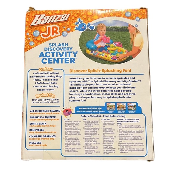 🌟NIB🌟 Banzal JR Splash Discovery Activity Center - Picture 2 of 16